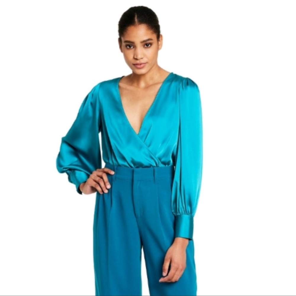 Stunner Turquoise Bodysuit - Picture 1 of 2